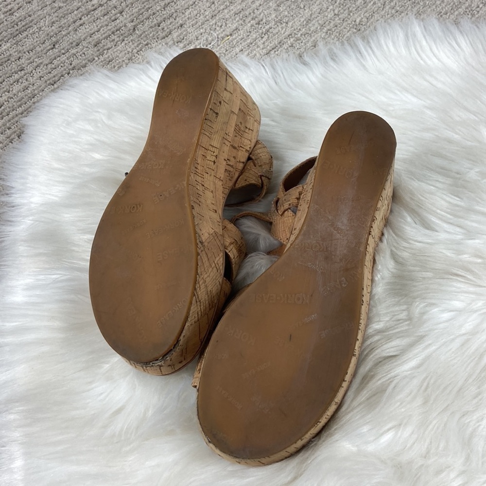Kork-Ease Ava Cork Platform Ankle Strap Sandals 9 - Picture 6 of 11